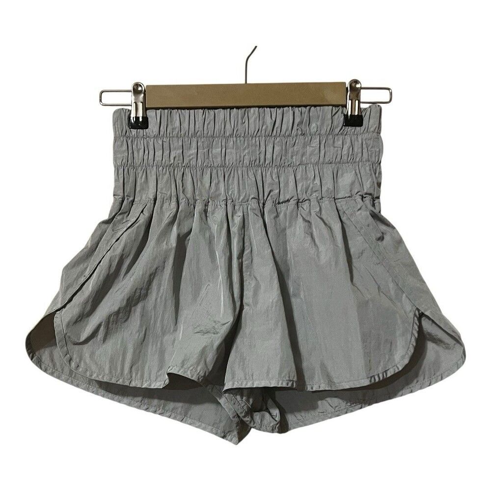 Free People Movement Womens Size Small The Way Home Shorts Silver
